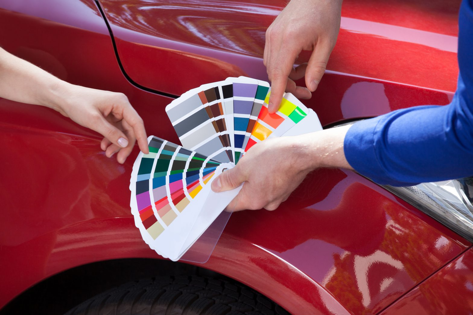 Tintas automotivas